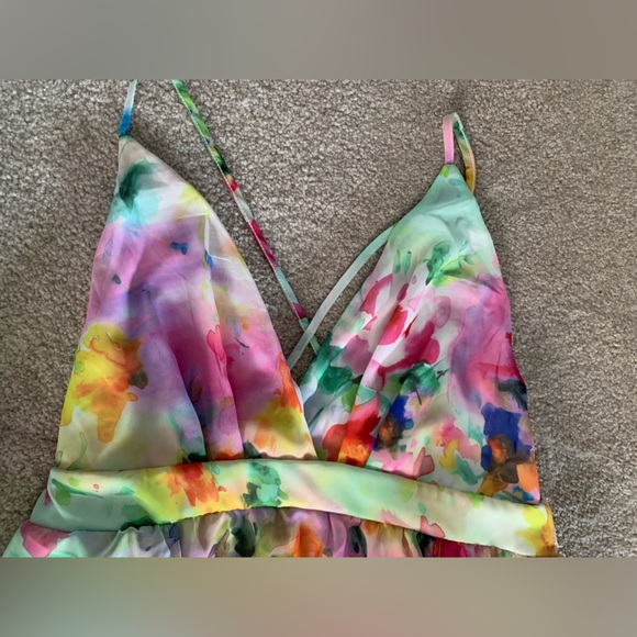 Fashion Nova Chiffon Dress - Picture 5 of 7